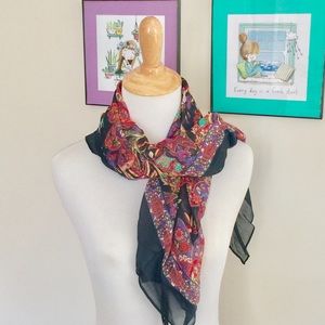 Multicolored Nicole Miller Scarf